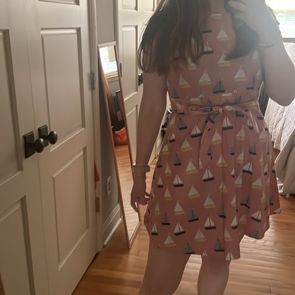 SM Wardrobe New York women’s sailboat dress NWT